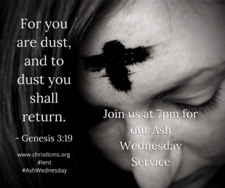 Ash Wednesday Ad