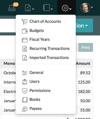 Church360 Ledger Settings Icons