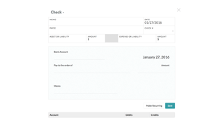 Church360 Ledger Check Transaction