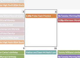 July Updates Calendar Showing Today Not Grayed Out Church360 Members