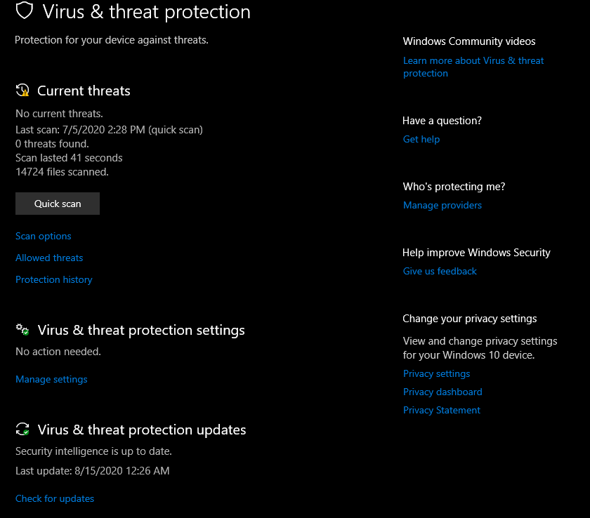 Issue Caused by Latest Update of Microsoft Defender Antivirus