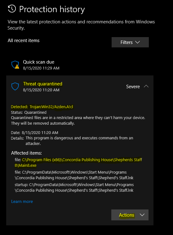 turn on windows defender antivirus turn on windows defender antivirus