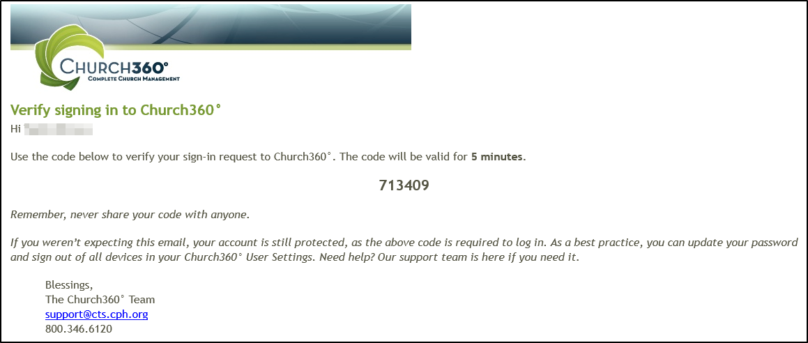 Church360-MFA-Email