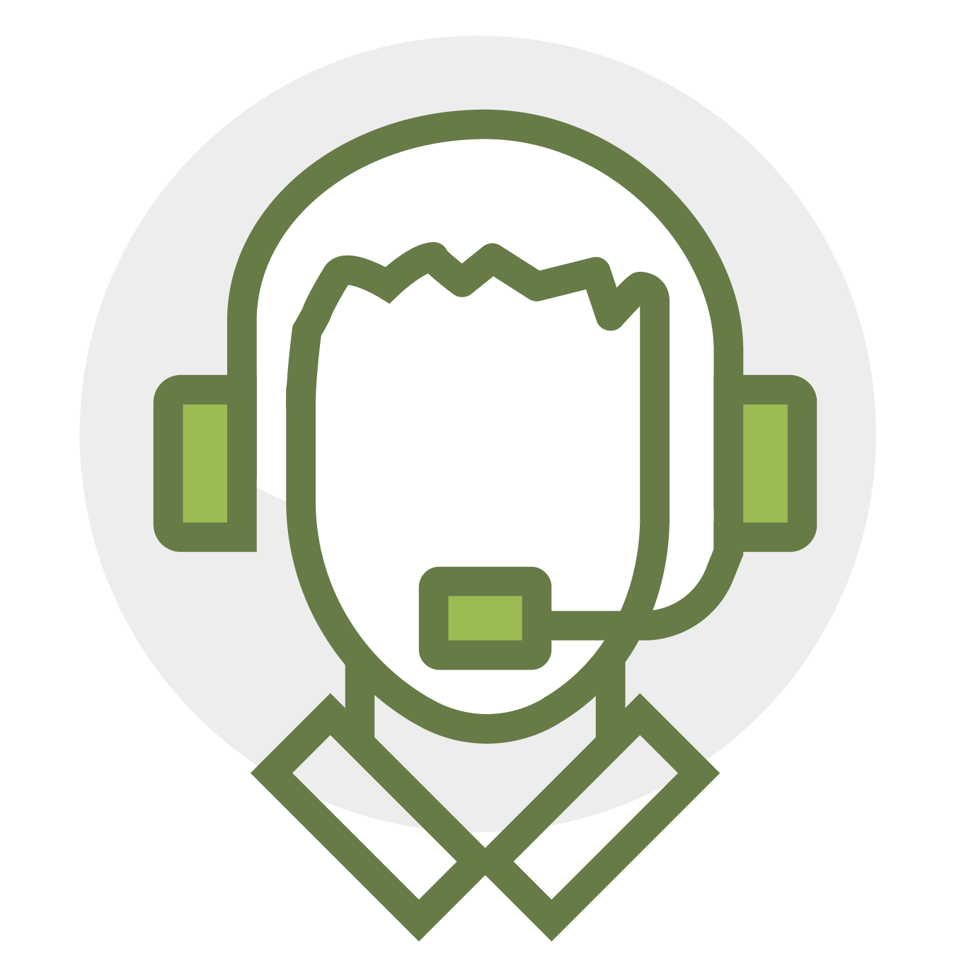 Icon for support and training